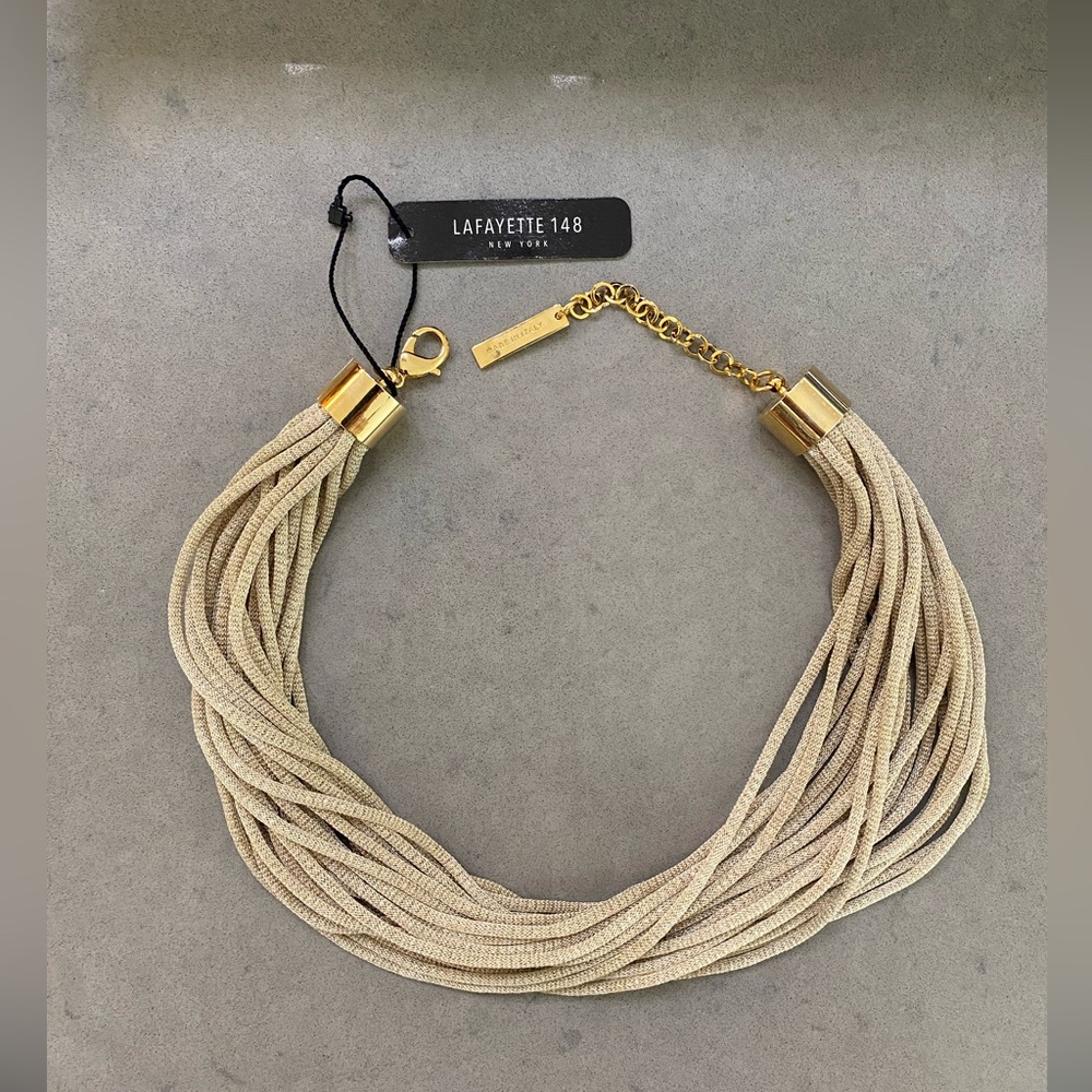 LAFAYETTE 148 NEW YORK MESH MULTI STRAND NECKLACE
